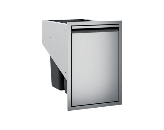 Twin Eagles 18" Tall Double Trash Drawer (2 Trash Cans Included)