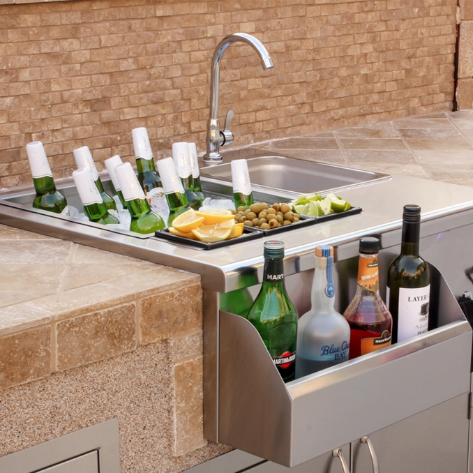 True Flame 30" Beverage & Prep Station