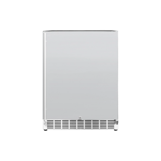 True Flame 24" Outdoor Rated Refrigerator with Glass Door and Glass Shelves (5.1c)