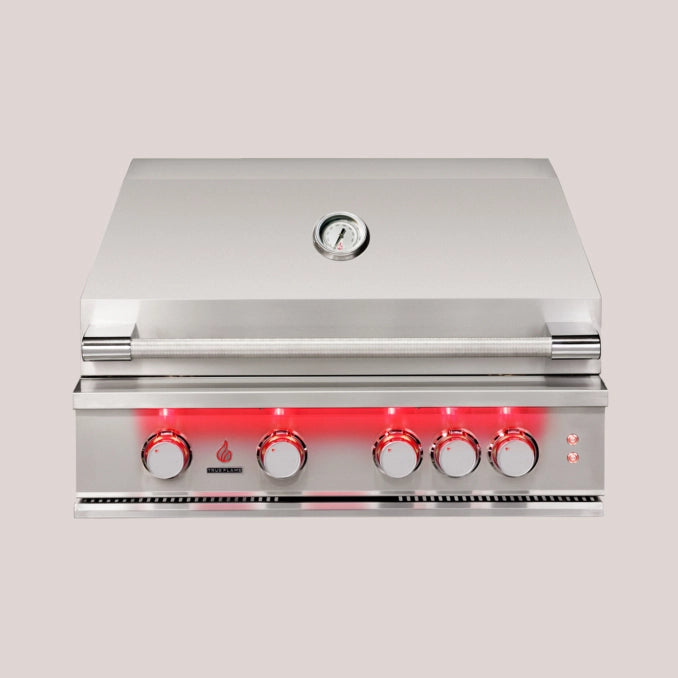 True Flame 25" 3 Burner Gas Grill - LP/NG