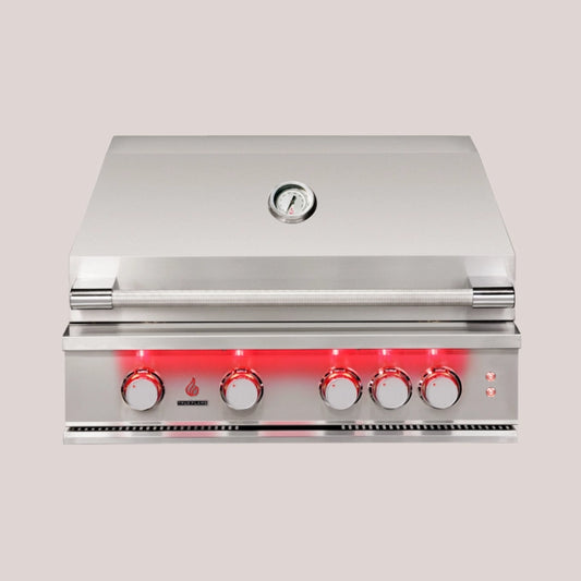 True Flame 25" 3 Burner Gas Grill - LP/NG