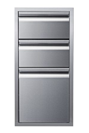 Memphis 15" Three Drawer Stack