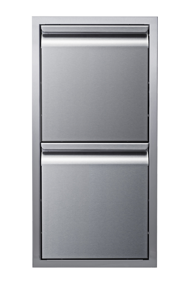 Memphis 15" Two Drawer Stack