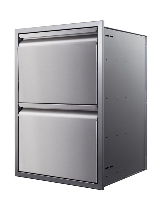 Memphis 21" Two Drawer Stack