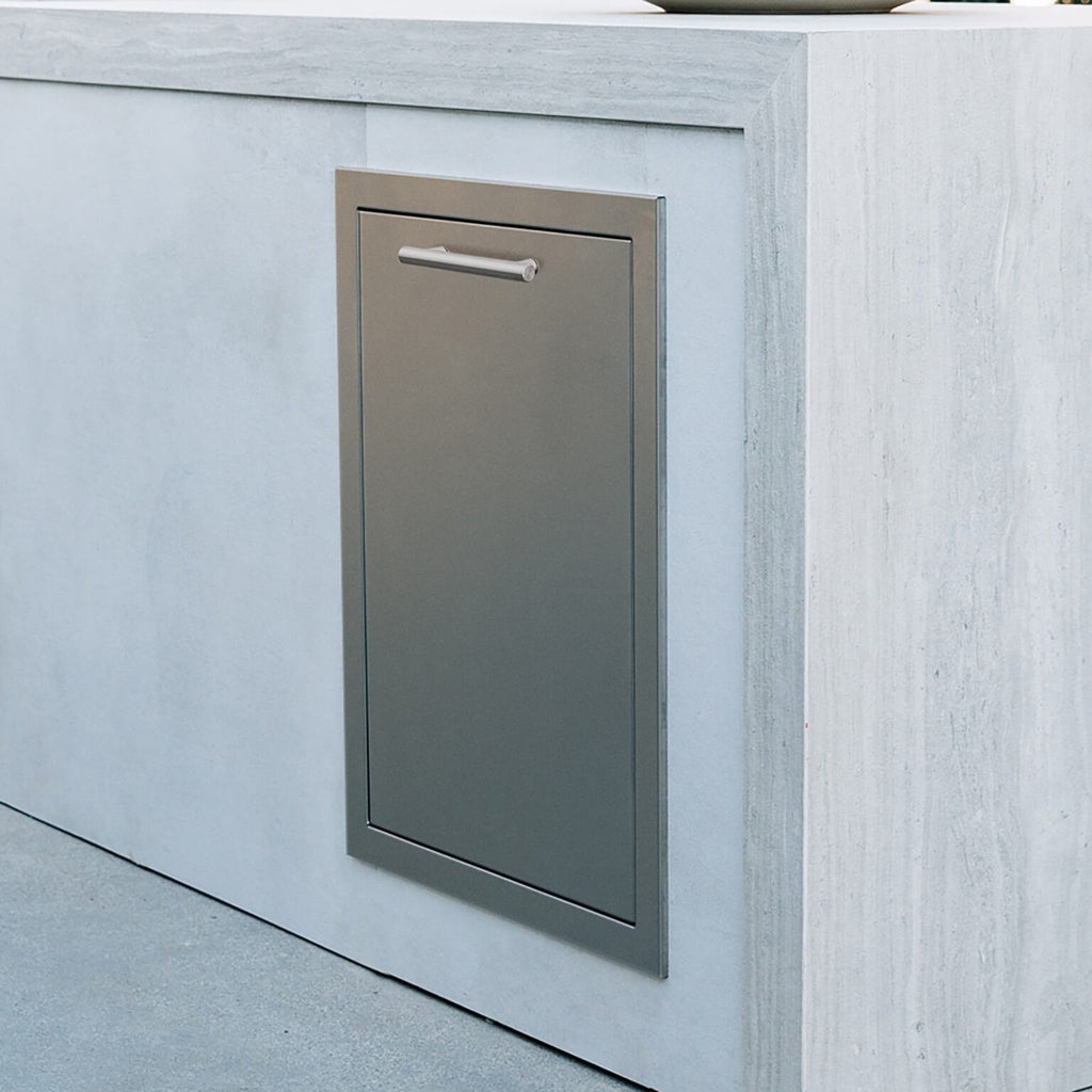 American Made Grills - 20" Trash & Recycling 2-Bin Pullout Drawer