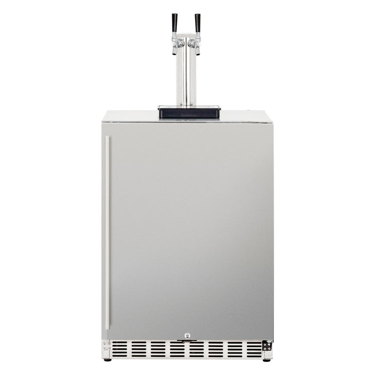 Novo 24" Deluxe Double-Tower Kegerator