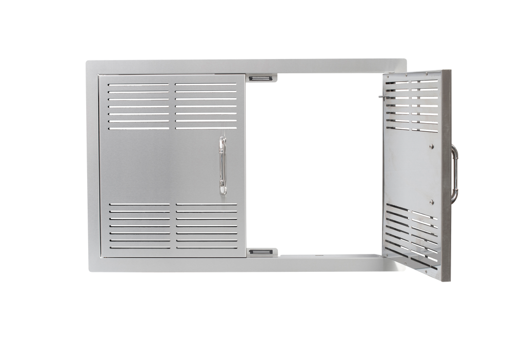 Bull - 30″ Stainless Steel Vented Double Door with Reveal