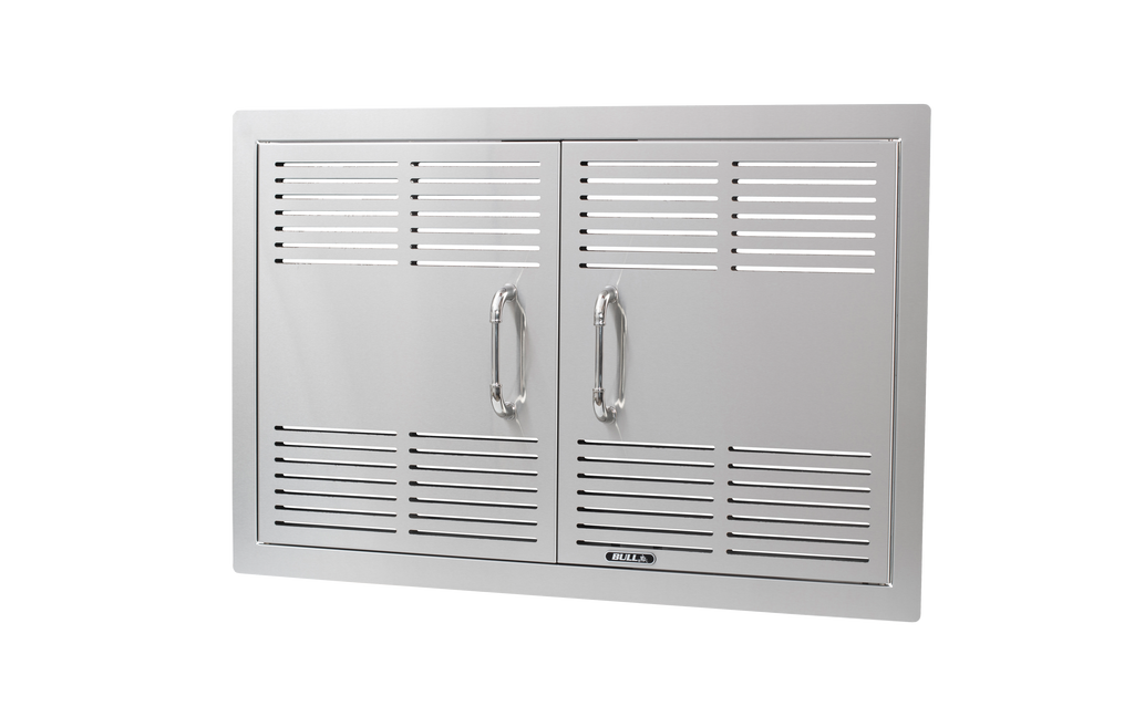 Bull - 30″ Stainless Steel Vented Double Door with Reveal