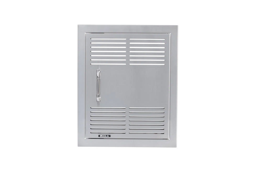 Bull - Dual Lined Stainless Steel Vented Vertical Door with Reveal