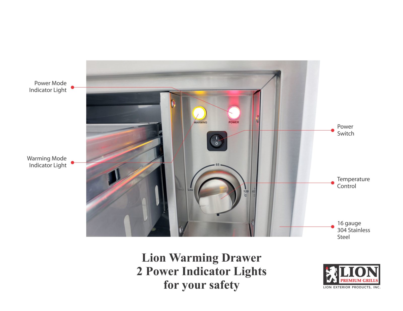 Lion - Warming Drawer