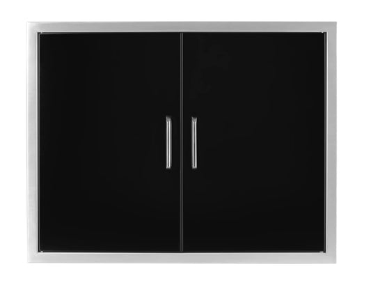 Wildfire 30"x24" Double Door BLACK SS