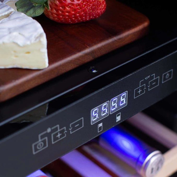 True Flame 15" Outdoor Rated Dual Zone Wine Cooler