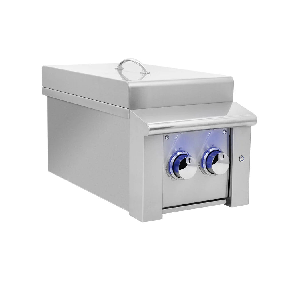 American Made Grills ALTURI DOUBLE SIDE BURNER W/ LED ILLUMINATION NG/LP