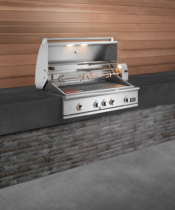 DCS_ 48" Series 9 Grill, Rotisserie and Charcoal  NG/LP