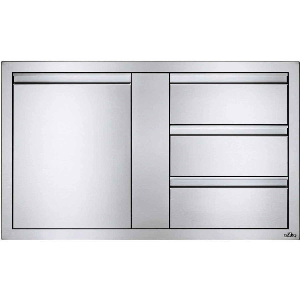 Napoleon 42" X 24" Large Single Door & Triple Drawer
