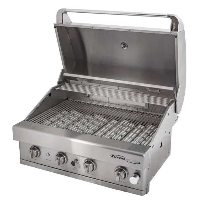 Turbo Elite 4-Burner 32" Built-In BBQ Gas Grill