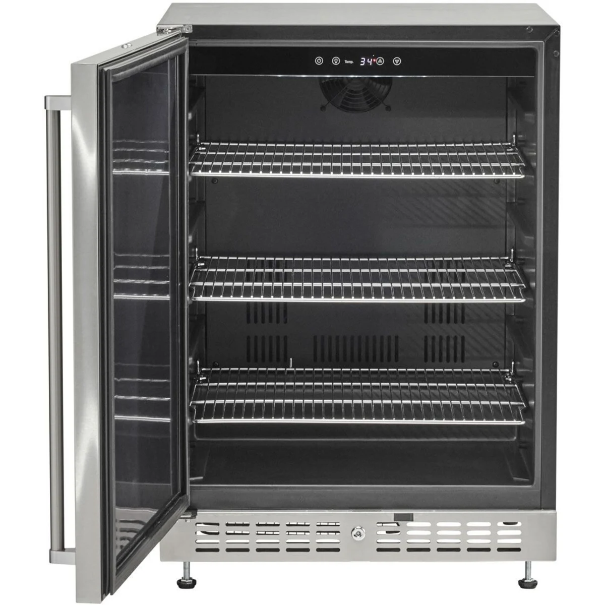 Coyote 24" Built-in Refrigerator Reverse Hinge