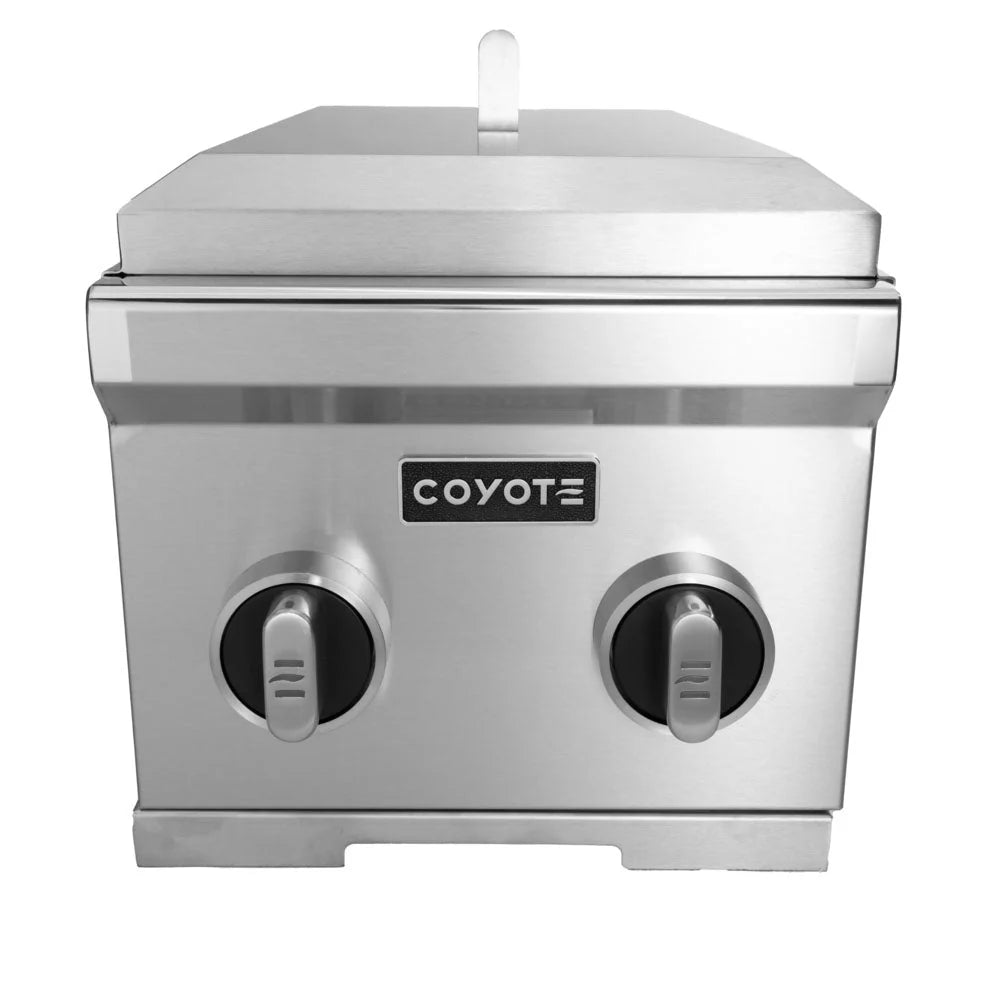 Coyote 12" Built-In Double Side Burner LP/NG