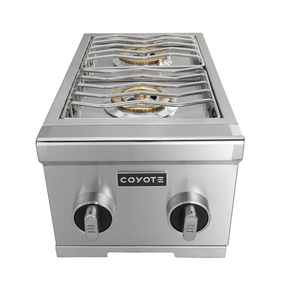 Coyote 12" Built-In Double Side Burner LP/NG