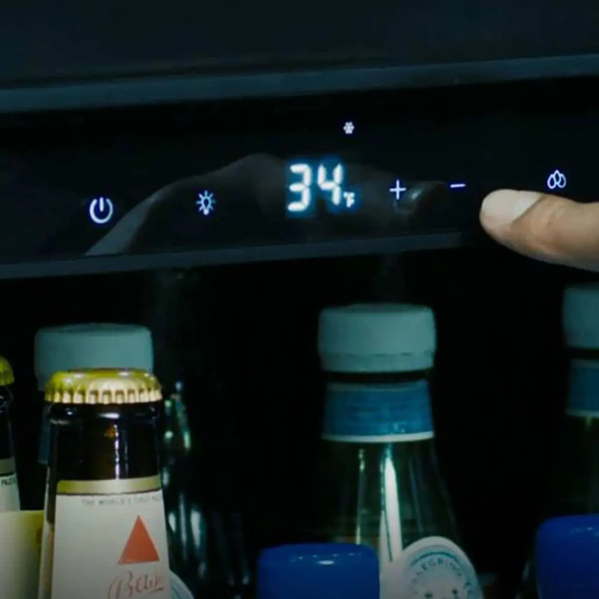 XO 24” PANEL READY FRAMED GLASS BEVERAGE CENTER