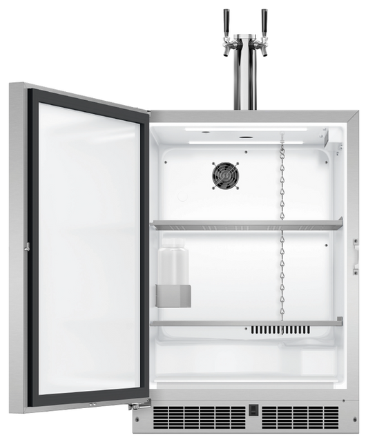 DCS - 24" Keg/Beer Double Tap - LEFT HINGE