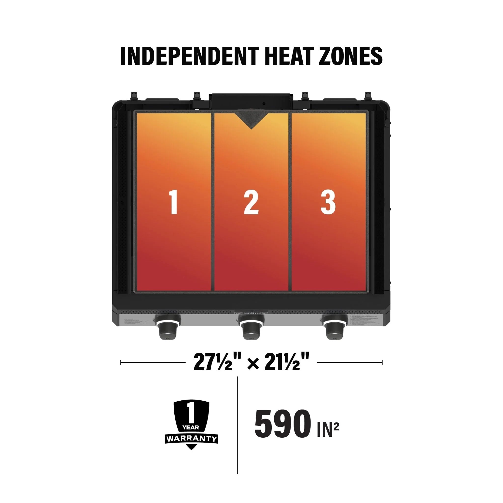 Blackstone 28" Drop-in Griddle with Hood