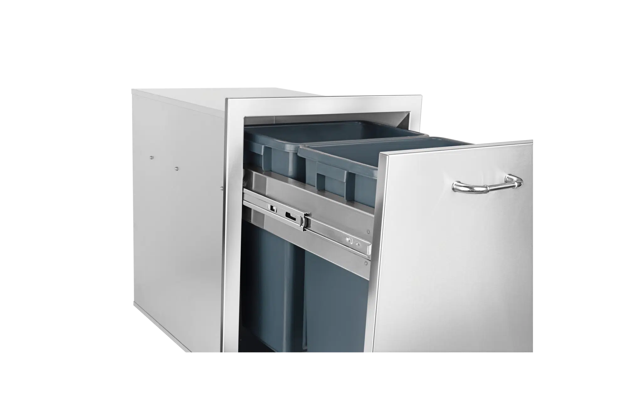 Bull - Double Pull-Out Trash/Recycle Drawer with Reveal