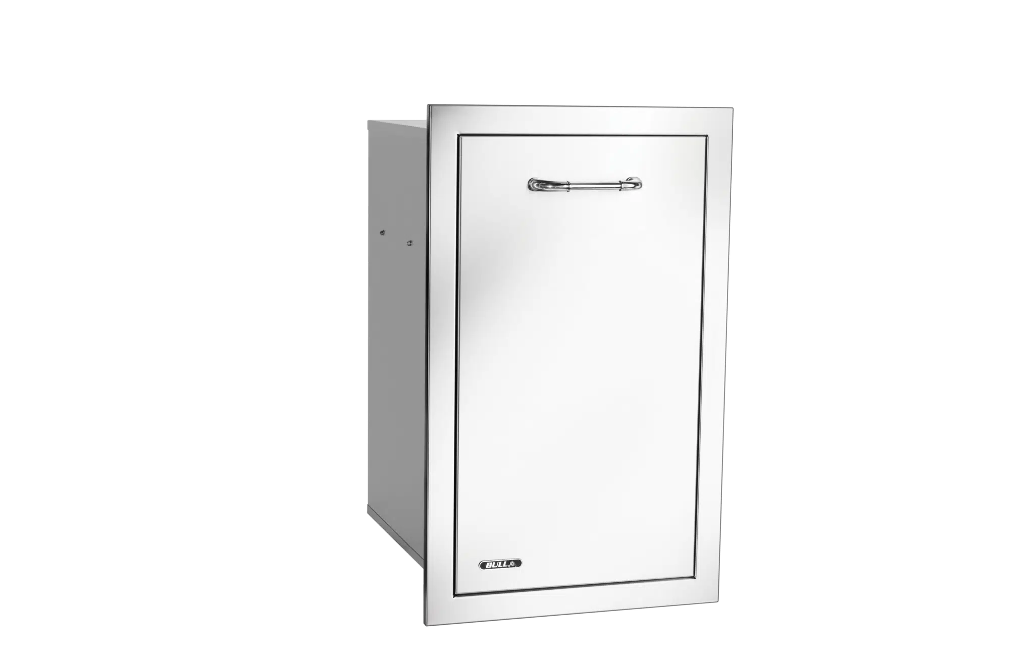 Bull - Slim Stainless Steel 10 Gallon Trash Drawer with Reveal (trash can included)