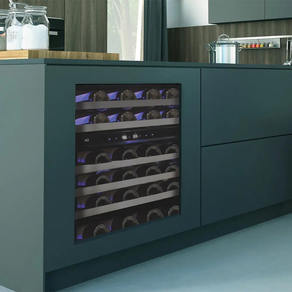 XO 24” PANEL READY FRAMED GLASS DUAL ZONE WINE COOLER ALL PURPOSE