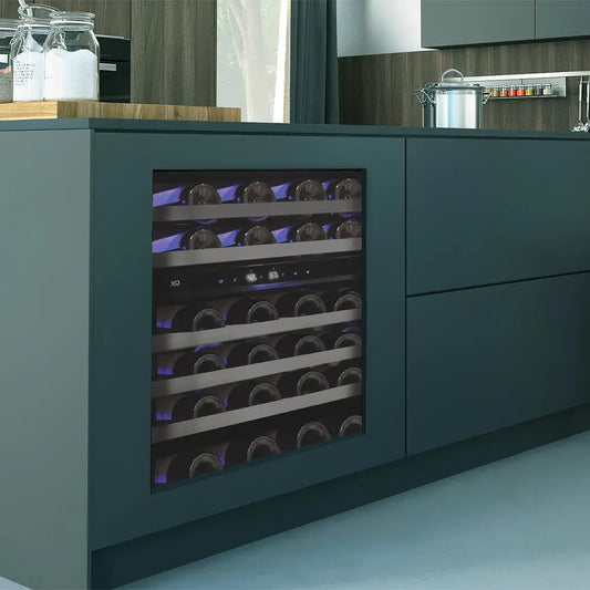 XO 24” PANEL READY FRAMED GLASS DUAL ZONE WINE COOLER ALL PURPOSE