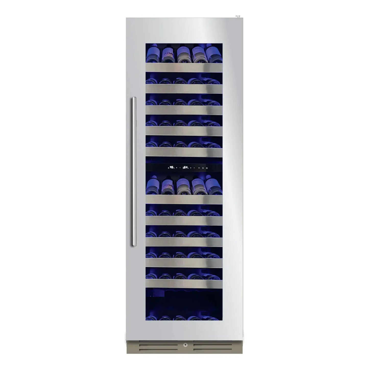XO TALL DUAL ZONE WINE COOLER (SS glass)
