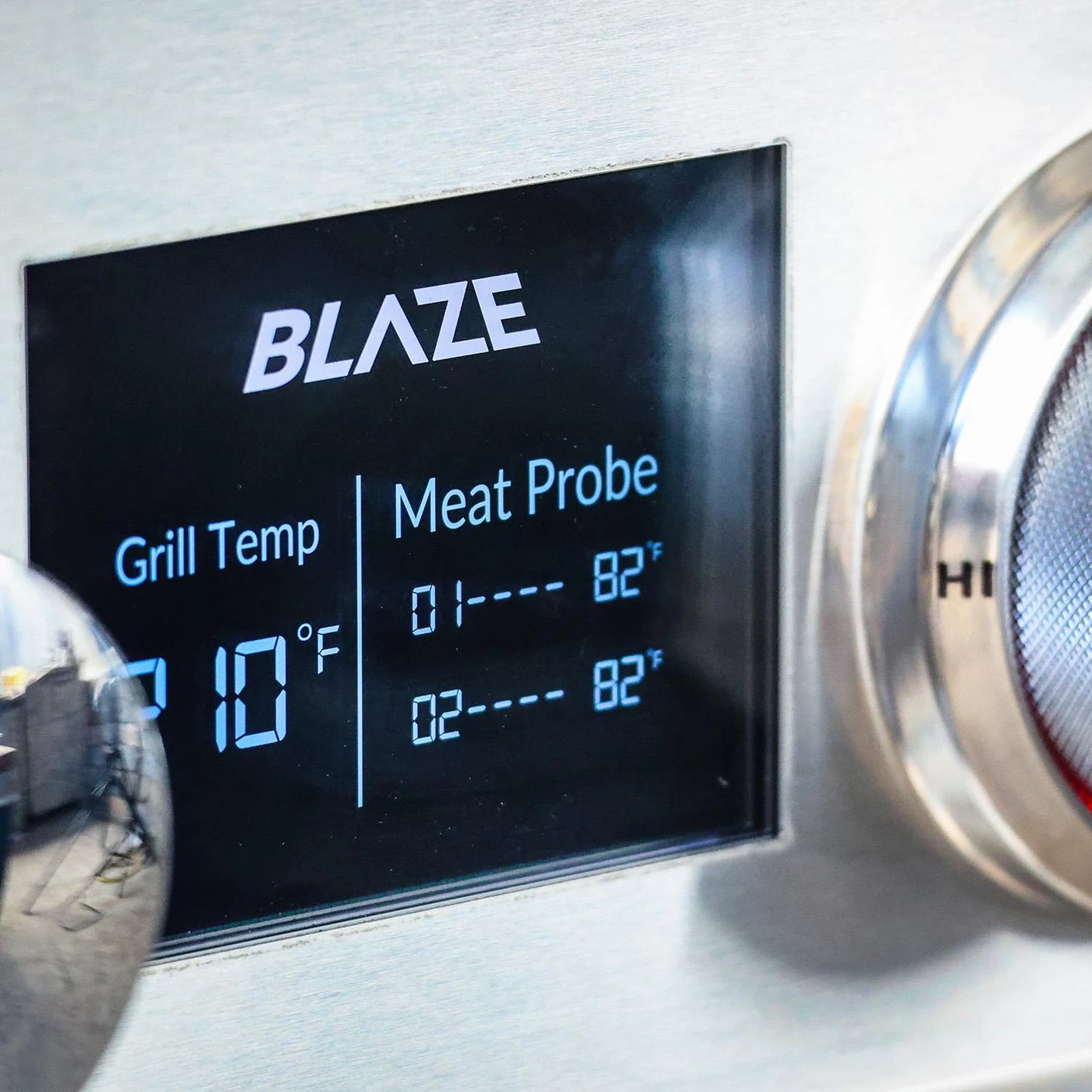 Blaze LTE PRO 32-Inch 4-Burner Natural Gas Grill w/ Digital Temperature Screen & Rear Infrared Burner