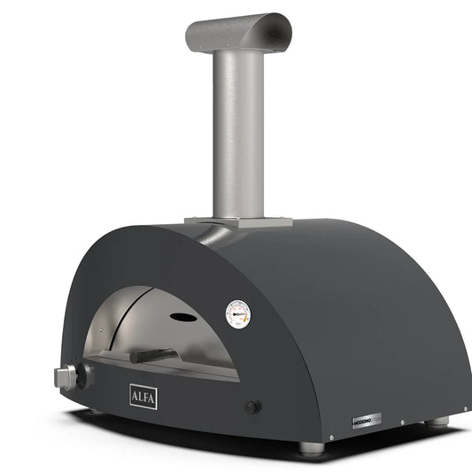 Moderno 2 Pizze, Gas Oven (Red, NG)