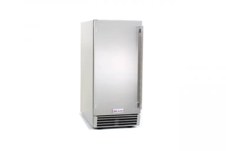 Blaze 50 LB. 15 Inch Outdoor Ice Maker with Gravity Drain