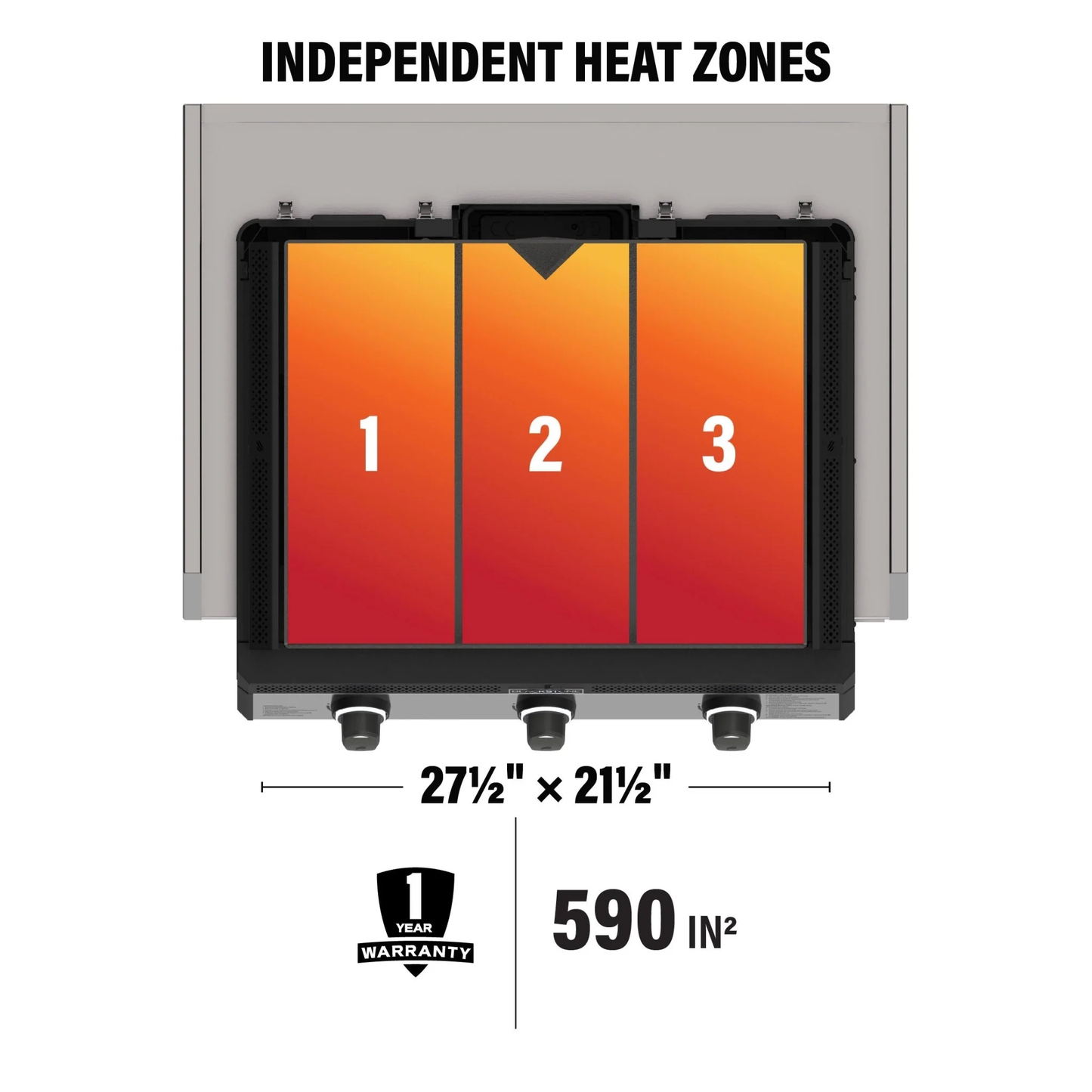 Blackstone 28” Drop-in Griddle with Hood & Insulating Jacket