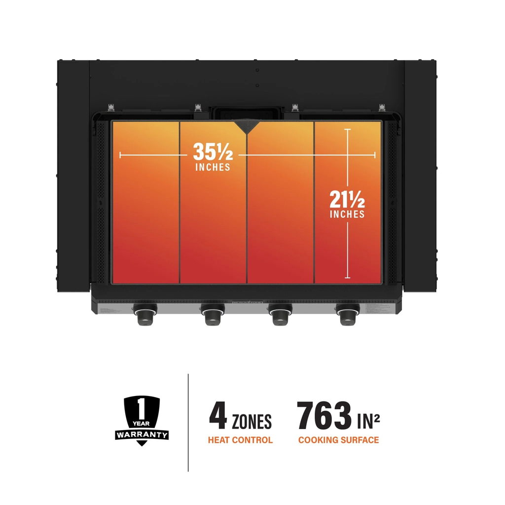 Blackstone 36" Drop-in Griddle with Hood (Natural Gas)
