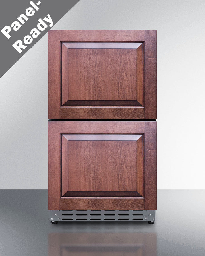 Summit - 18" Wide Outdoor 2-Drawer All-Refrigerator, ADA Compliant