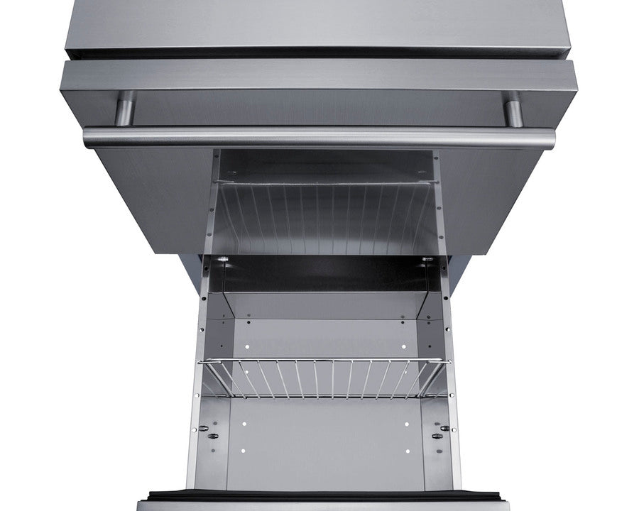 Summit - 18" Wide Outdoor 2-Drawer All-Refrigerator, ADA Compliant