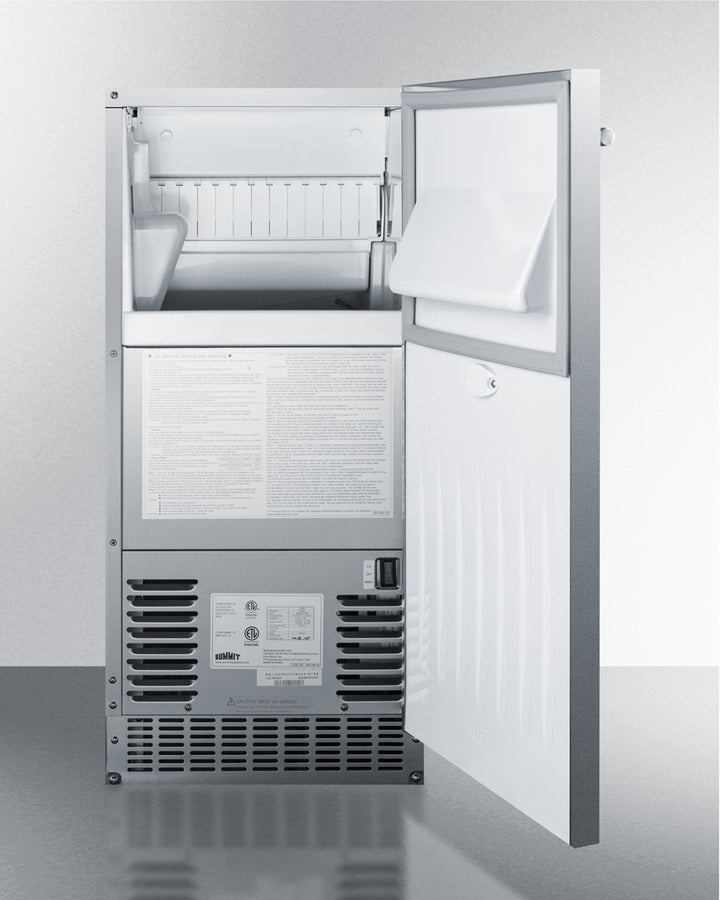 Summit - 62 lb. Clear Outdoor/Indoor Icemaker