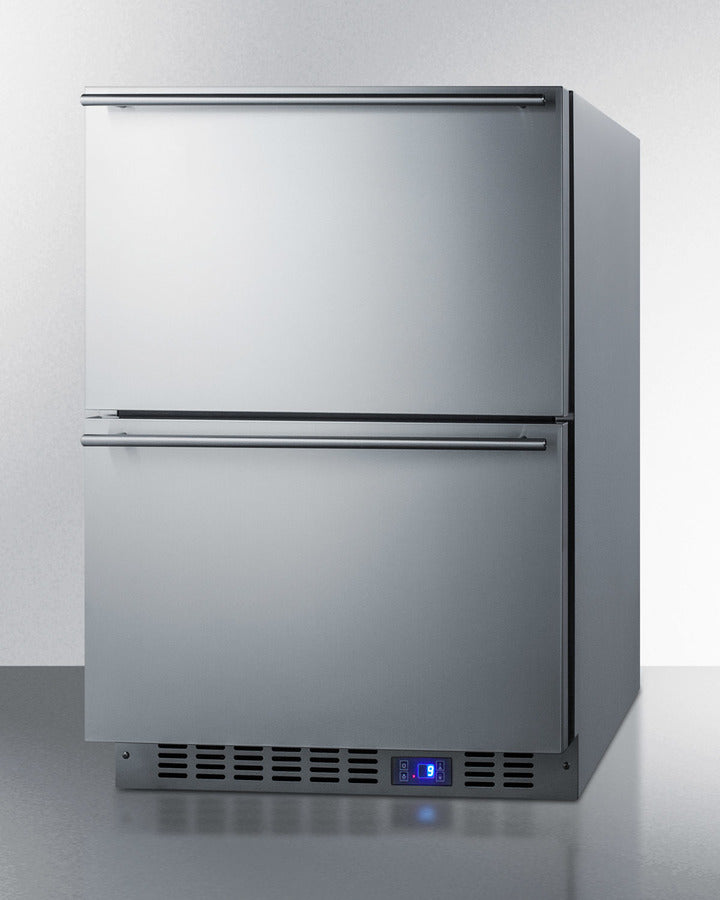 Summit - 24" Outdoor 2-Drawer All-Freezer