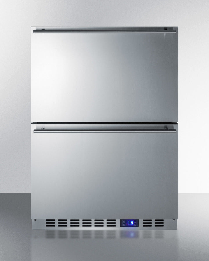 Summit - 24" Outdoor 2-Drawer All-Freezer