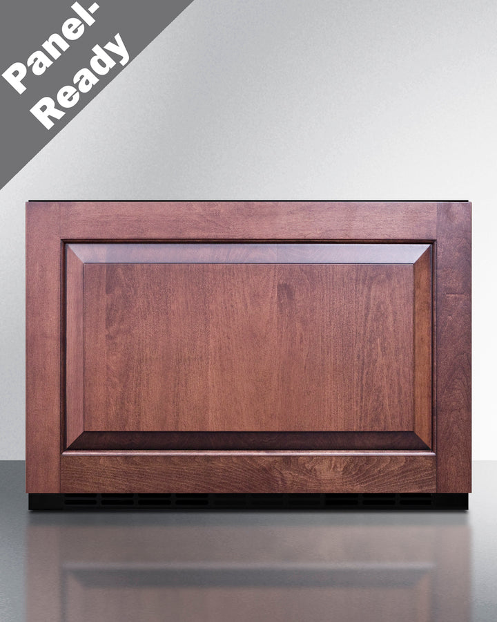 Summit - 24" wide single drawer built-in all-refrigerator for indoor or outdoor use with panel-ready front