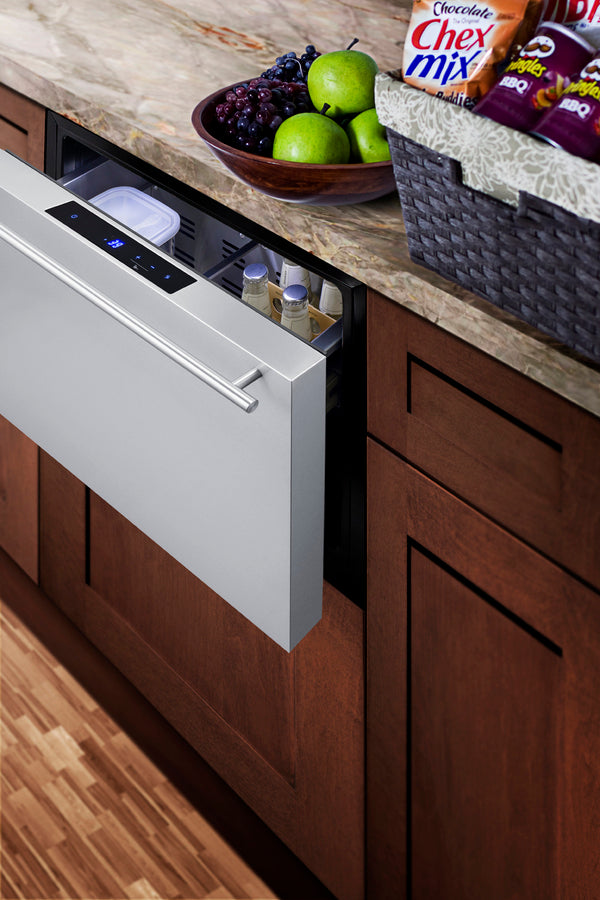 Summit - 24" Wide Built-In Outdoor Drawer Refrigerator