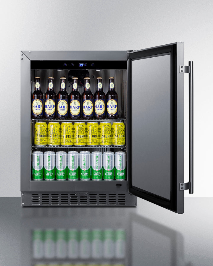Summit - 24" Wide Outdoor All-Refrigerator, ADA Compliant