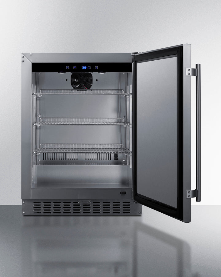 Summit - 24" Wide Outdoor All-Refrigerator, ADA Compliant