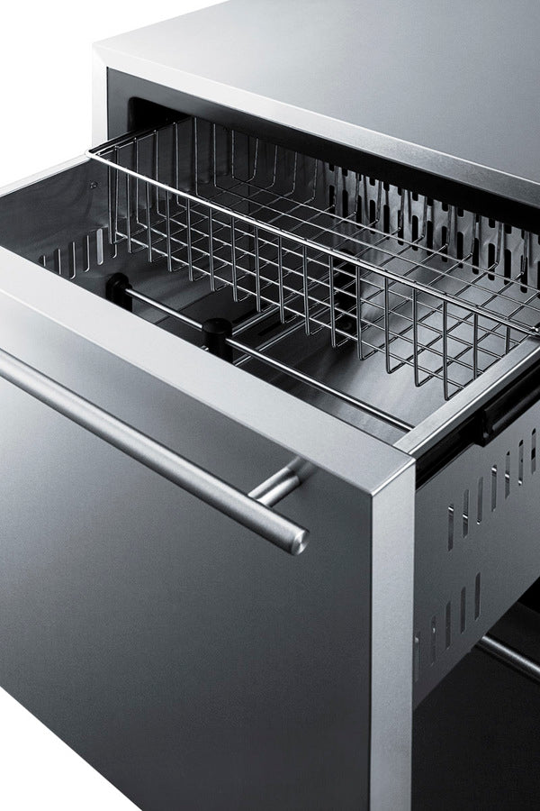 Summit - 24" Wide 2-Drawer All-Refrigerator