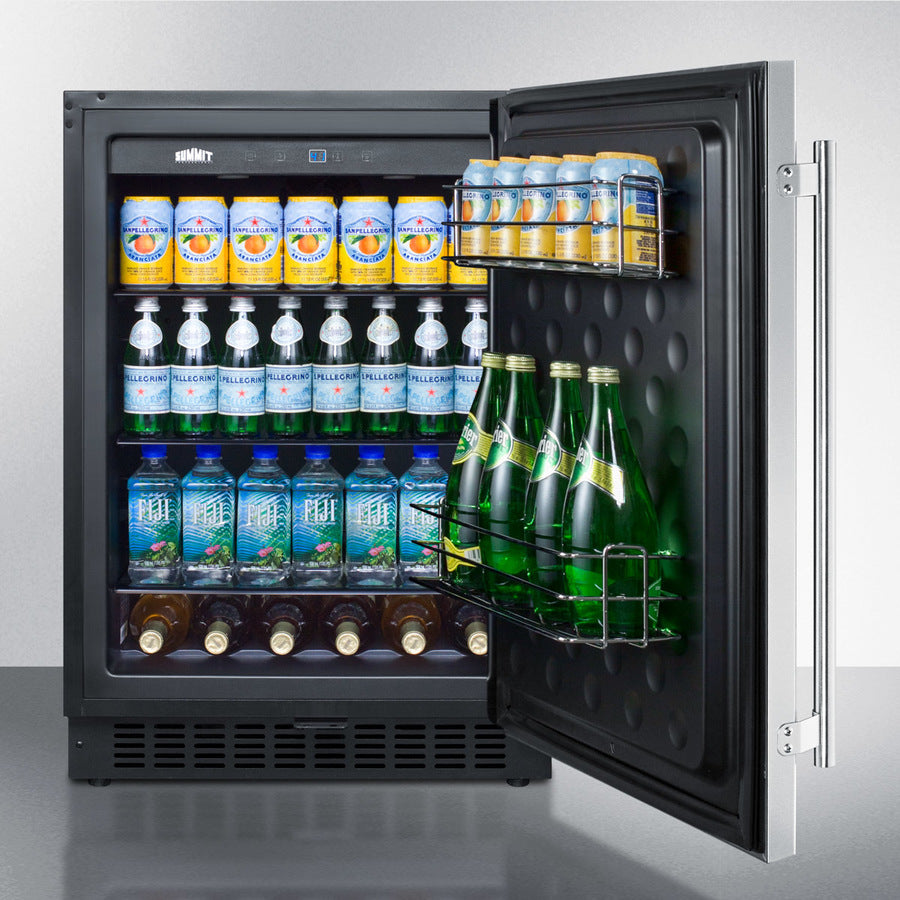 Summit - 24" Wide Outdoor All-Refrigerator