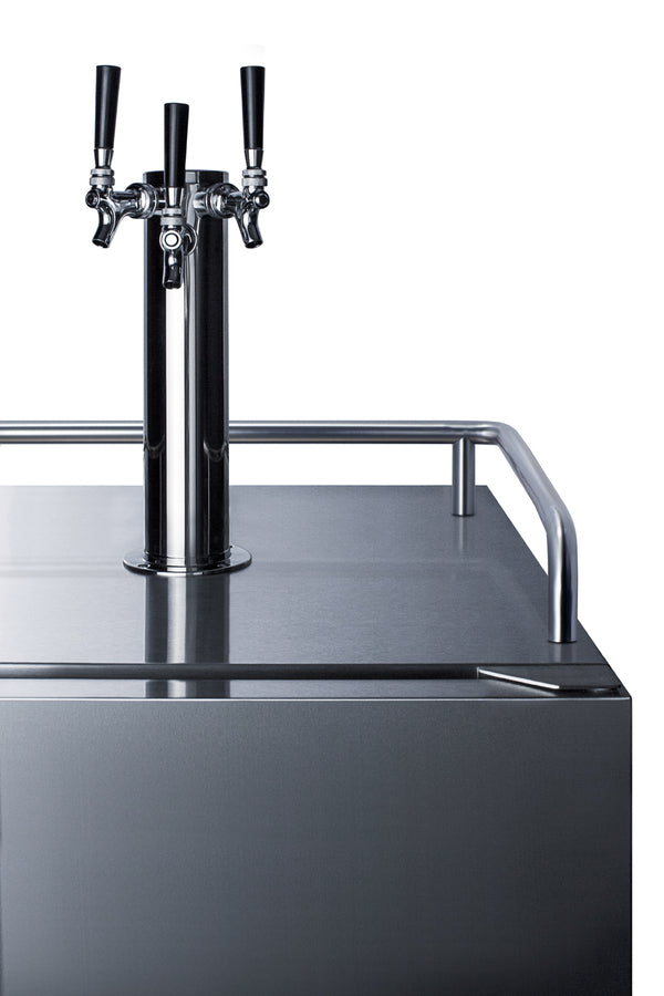 Summit - 24" Wide Built-In Outdoor Beer Kegerator