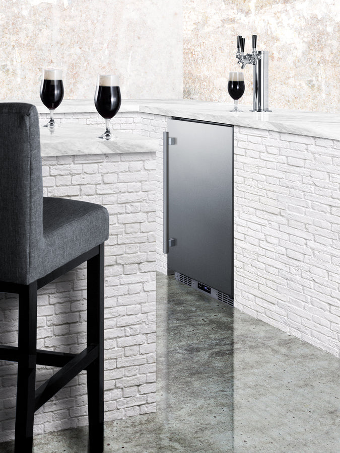 Summit - 24" Wide Built-In Outdoor Beer Kegerator