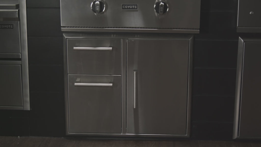 Coyote 31" Access Door & Double Drawer Combo